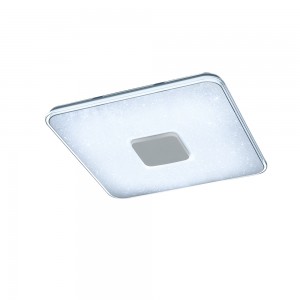 Plafonnier LED avec couvercle blanc ou couvercle starlight 323019