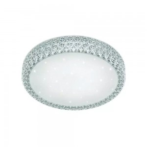 Lampada da soffitto a LED con montatura a diamante trasparente 323082-S