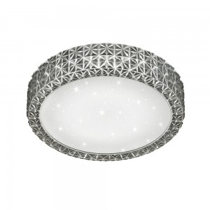 Lampada da soffitto a LED con montatura a diamante trasparente 323082-S