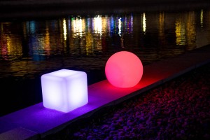 Solar LED Garden Cubes Outdoor Garden Lamps Decorative Garden Lights303083S