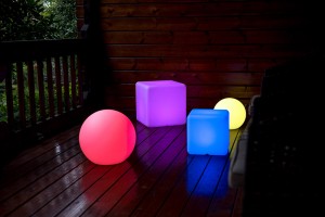 Solar LED Garden Cubes Outdoor Garden Lamps Decorative Garden Lights303083S